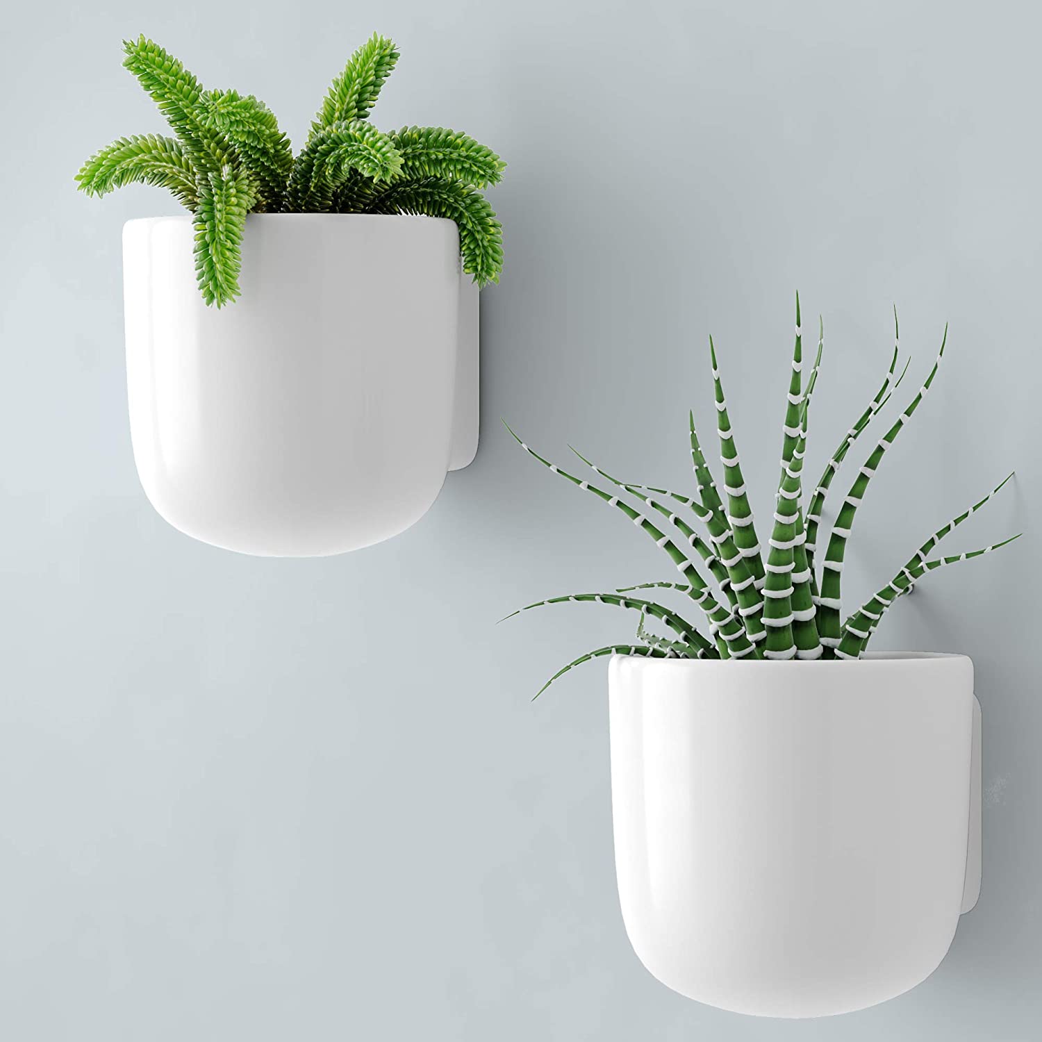 Buy Ceramic Hanging Pot - White - 10*10cm Online | Agriculture Gardening Tools | Qetaat.com